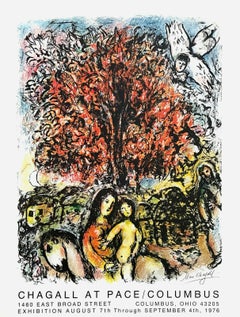 Chagall at Pace Columbus, 1976 Exhibition Poster, Marc Chagall