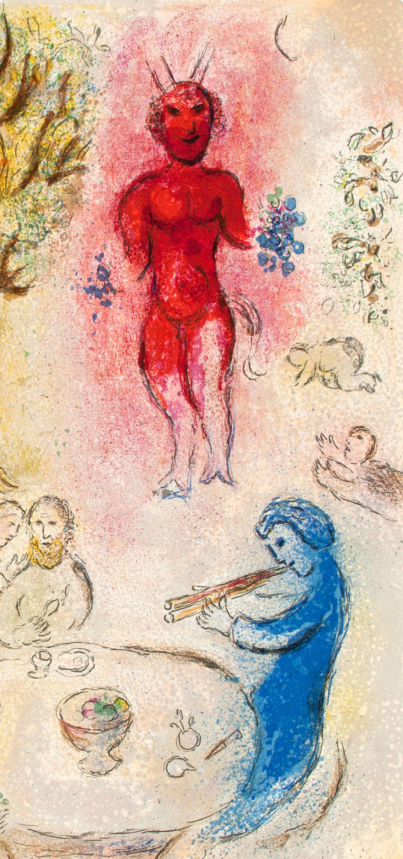 Marc Chagall, The Banquet of Pan, from Daphnis and Chloe, 1977 (after) For Sale 3