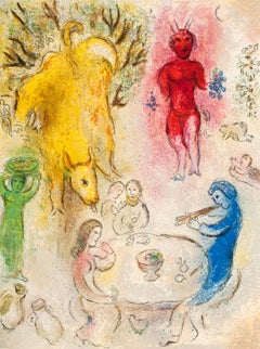 Chagall, Banquet de Pan, Daphnis et Chloé (after)