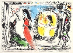 Chagall, Behind the Looking Glass (Mourlot 412; Cramer 59) (nach)