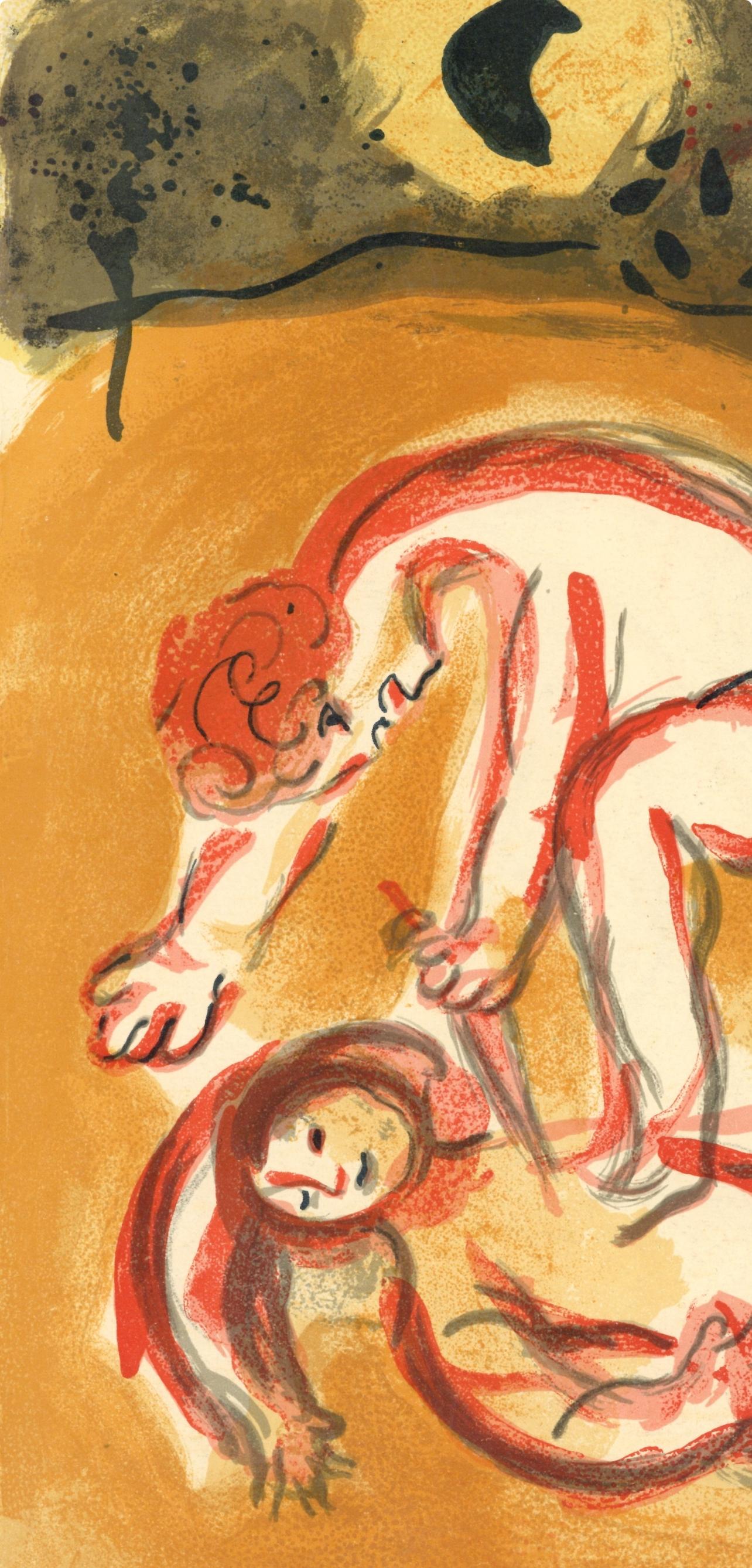Chagall, Cain and Abel (Mourlot 117-46; Cramer 25) (after) - Print by Marc Chagall