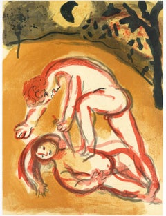 Chagall, Cain and Abel (Mourlot 230-277 ; Cramer 42) (après)