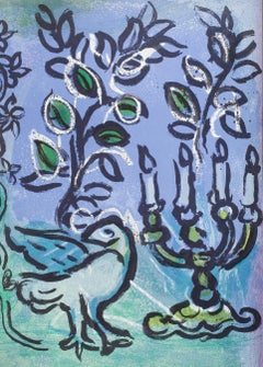 Chagall, Candlestick (Mourlot 366; Cramer 49) (after)