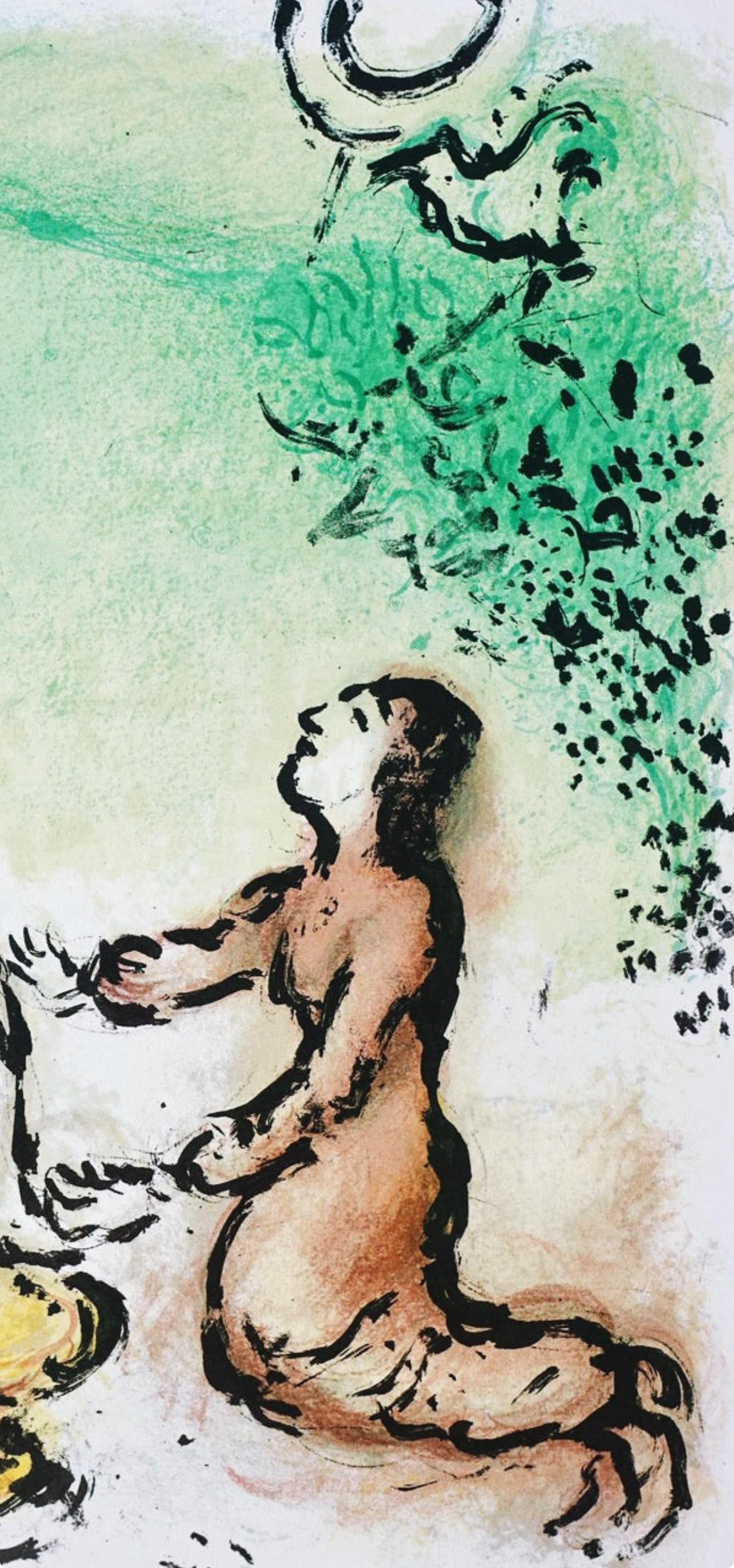Chagall, Chagall, Odysseus und Eurycleia, Homer, Die Odyssee (after) - Expressionniste Print par Marc Chagall