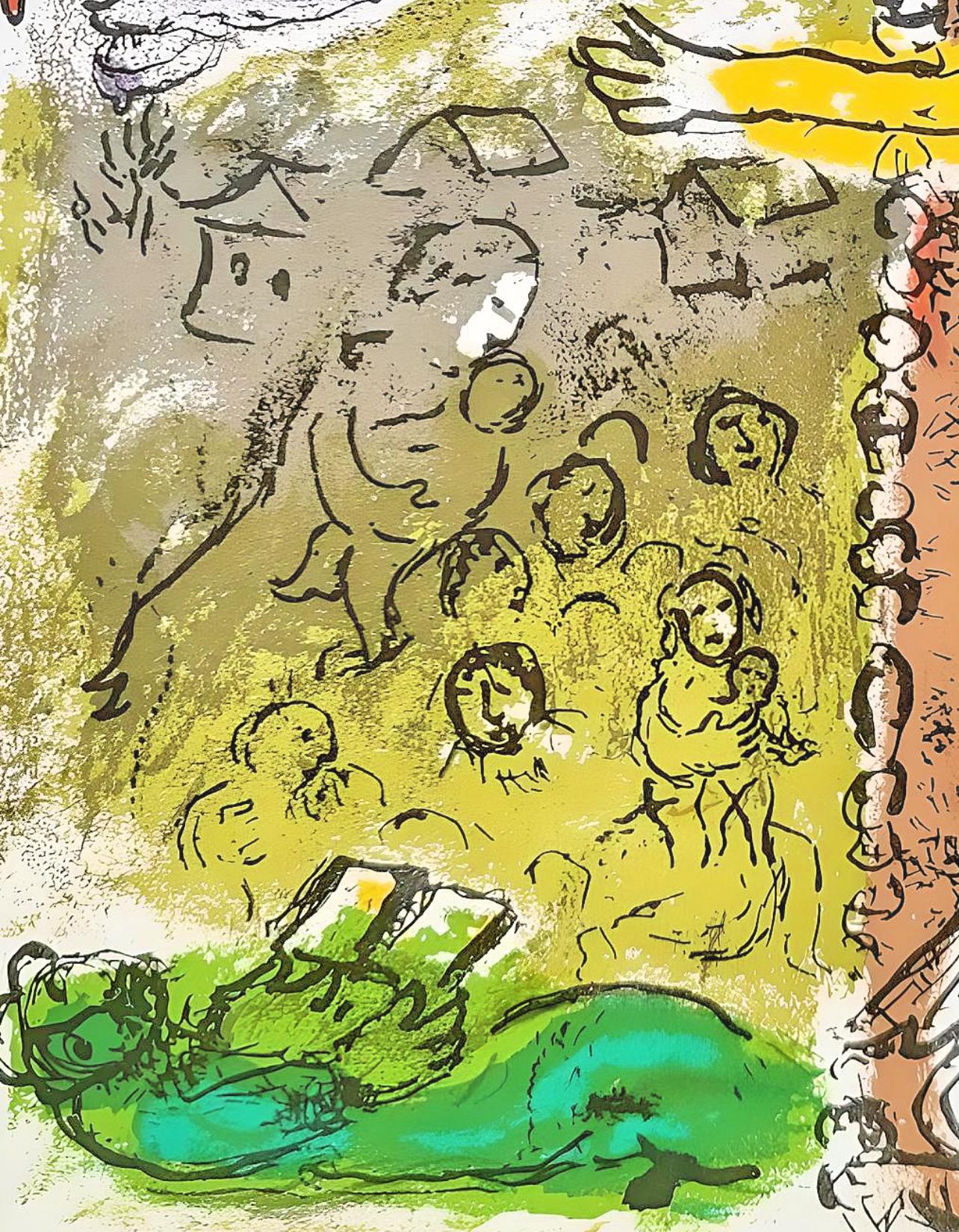 Chagall, Christus in der Uhr (Mourlot 196; Cramer 34) (nach) im Angebot 1