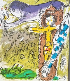 Chagall, Christ in the Clock (Mourlot 196 ; Cramer 34), après