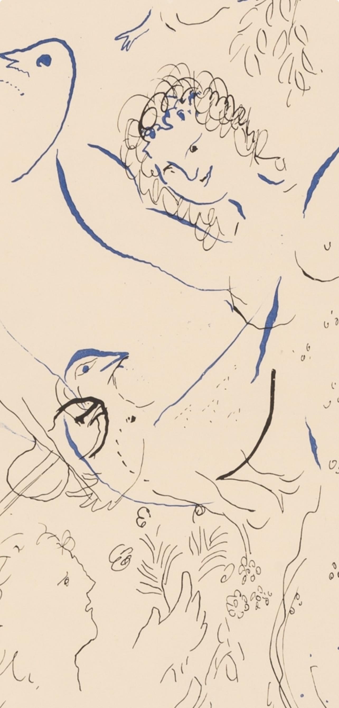 Chagall, Composition, Couleur amour (after) - Print by Marc Chagall