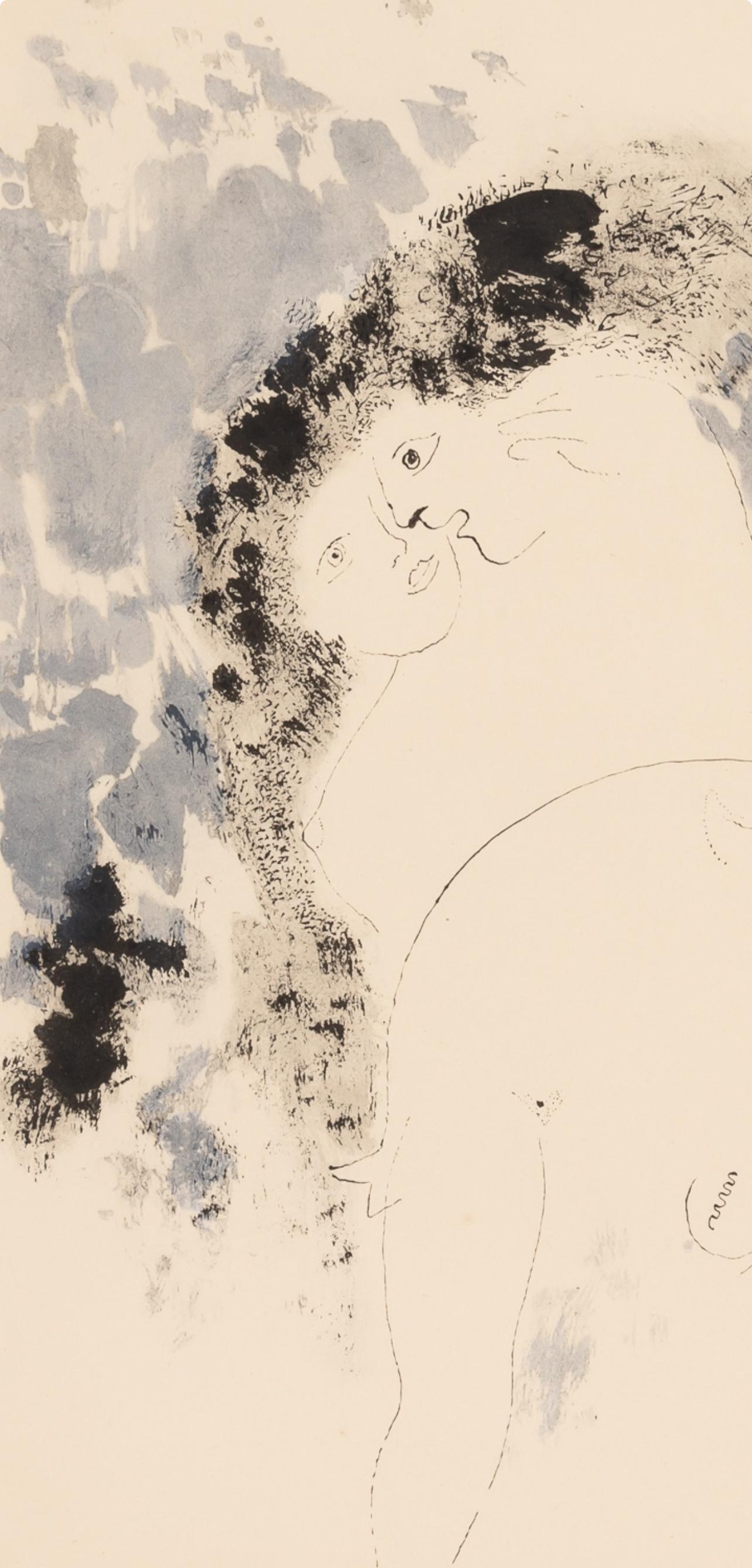Chagall, Composition, Couleur amour (after) - Print by Marc Chagall