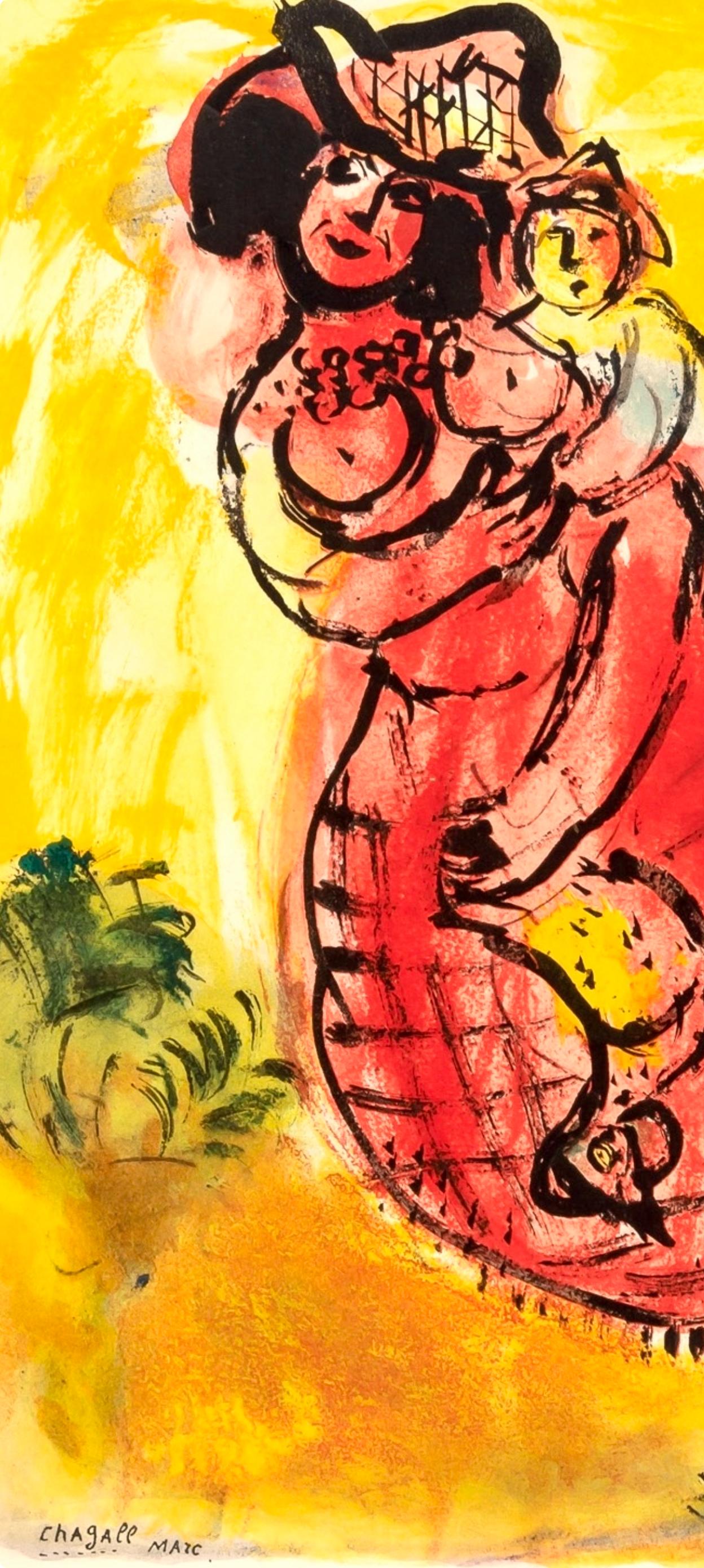 Chagall, Composition, Couleur amour (after) - Print by Marc Chagall