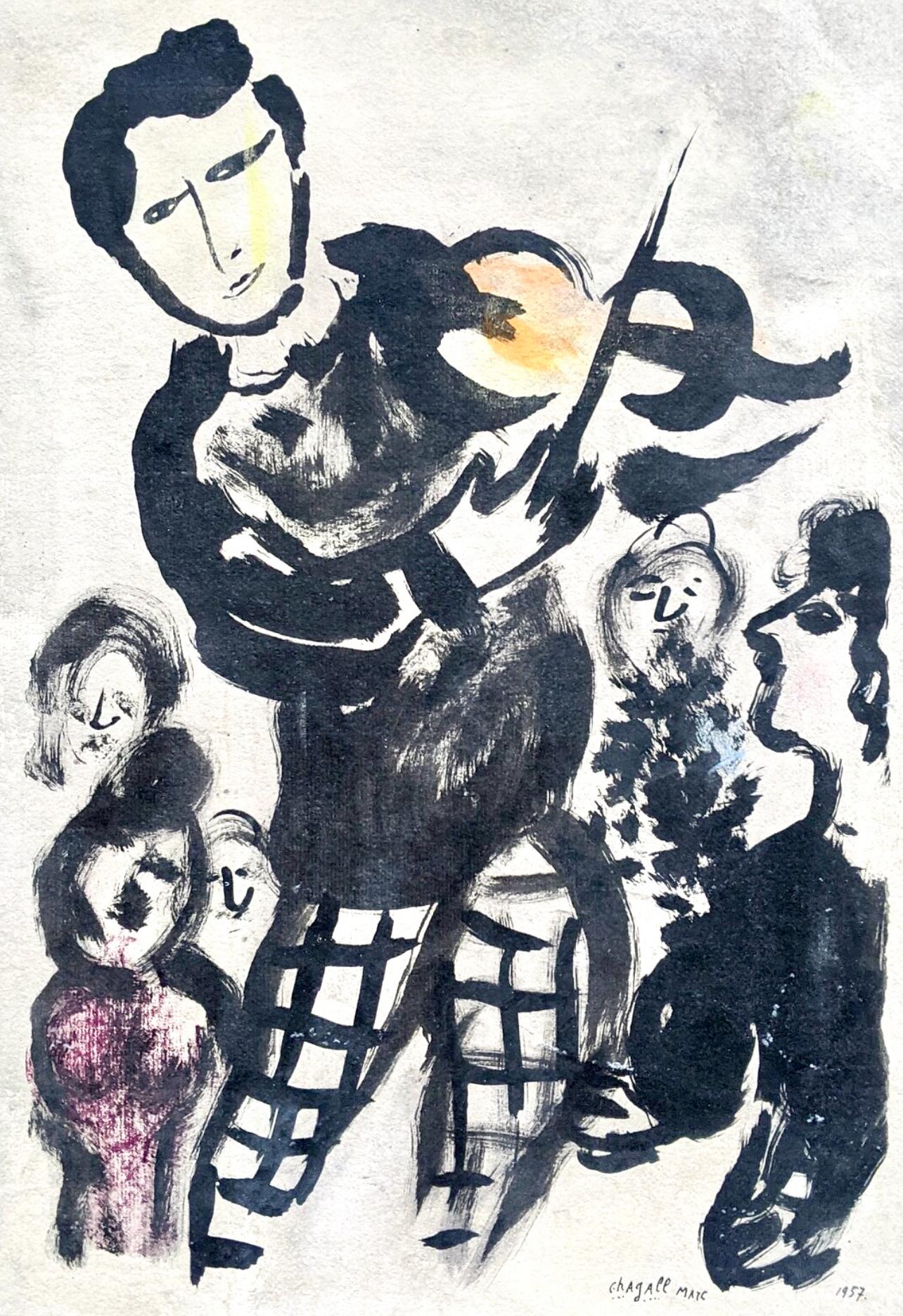 Chagall, Composition, Couleur amour (after) - Print by Marc Chagall