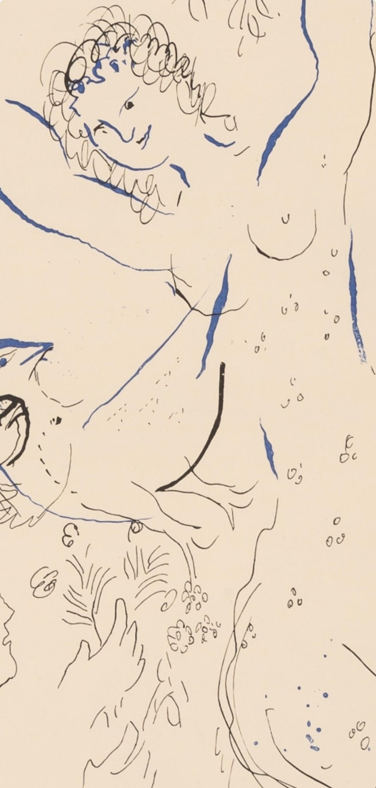 Chagall, Composition, Couleur amour (after) - Modern Print by Marc Chagall