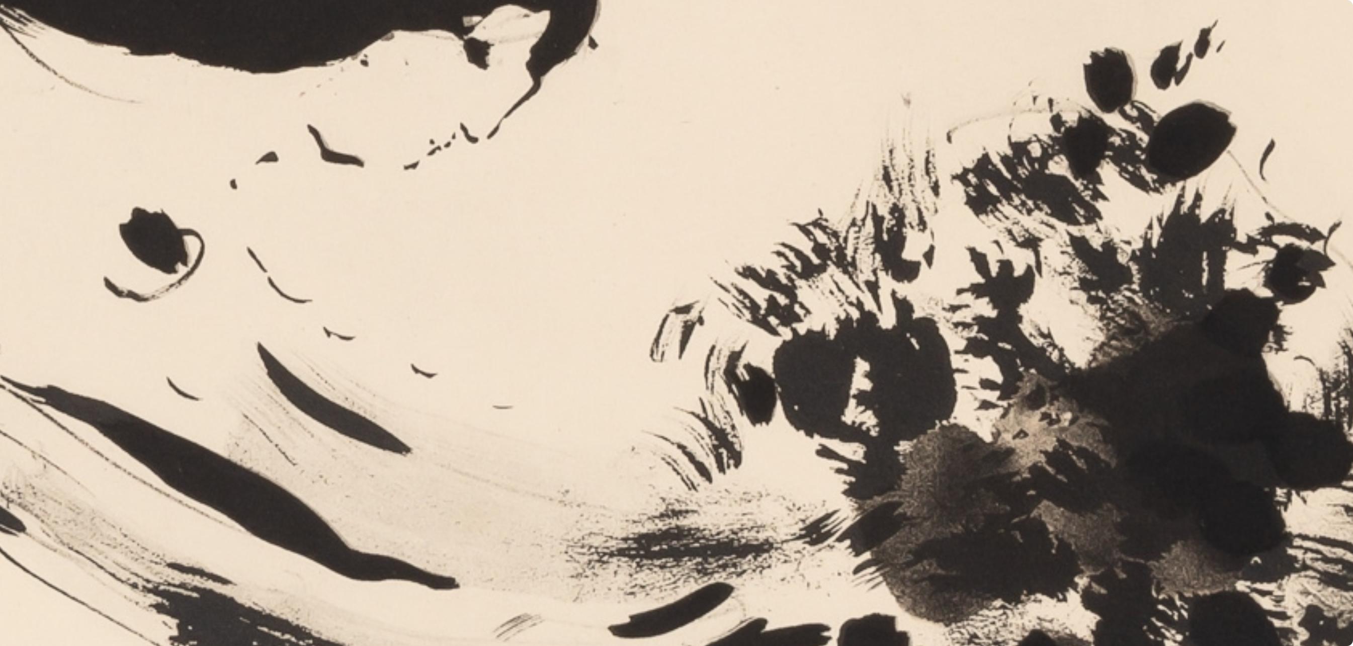 Chagall, Composizione, Couleur amour (dopo) - Print Moderno di Marc Chagall