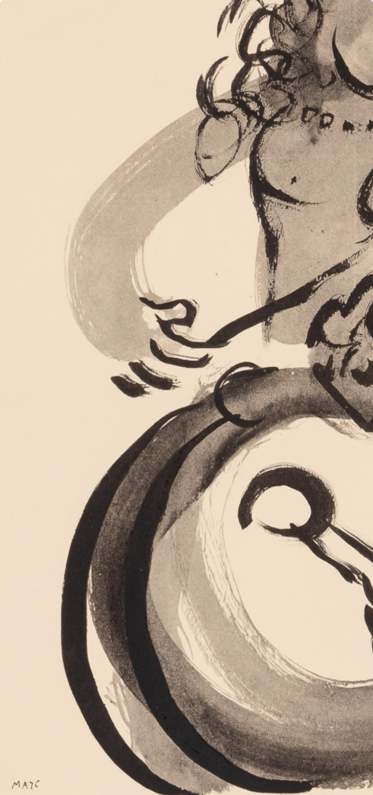 Chagall, Composition, Couleur amour (after) - Modern Print by Marc Chagall