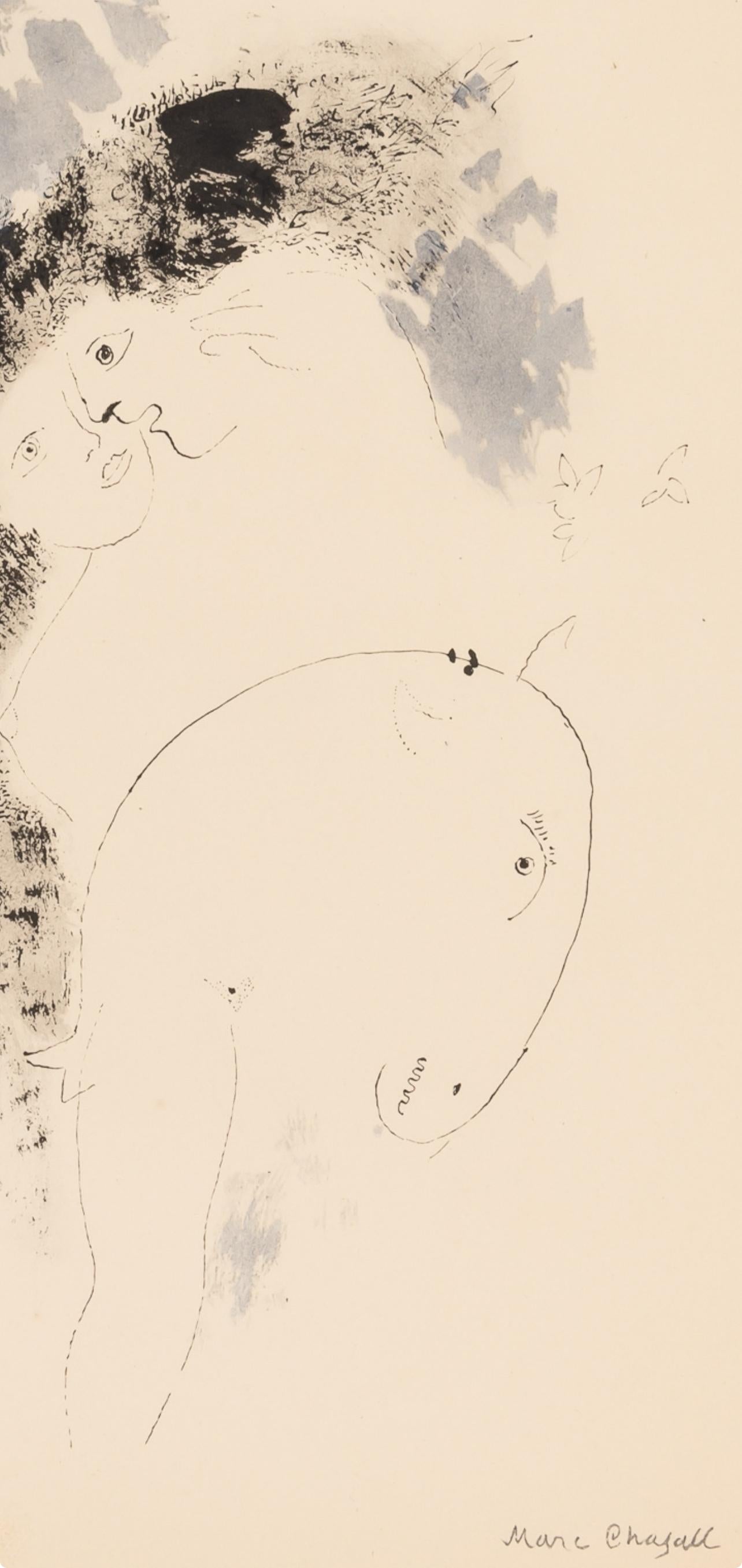 Chagall, Composition, Couleur amour (after) - Modern Print by Marc Chagall