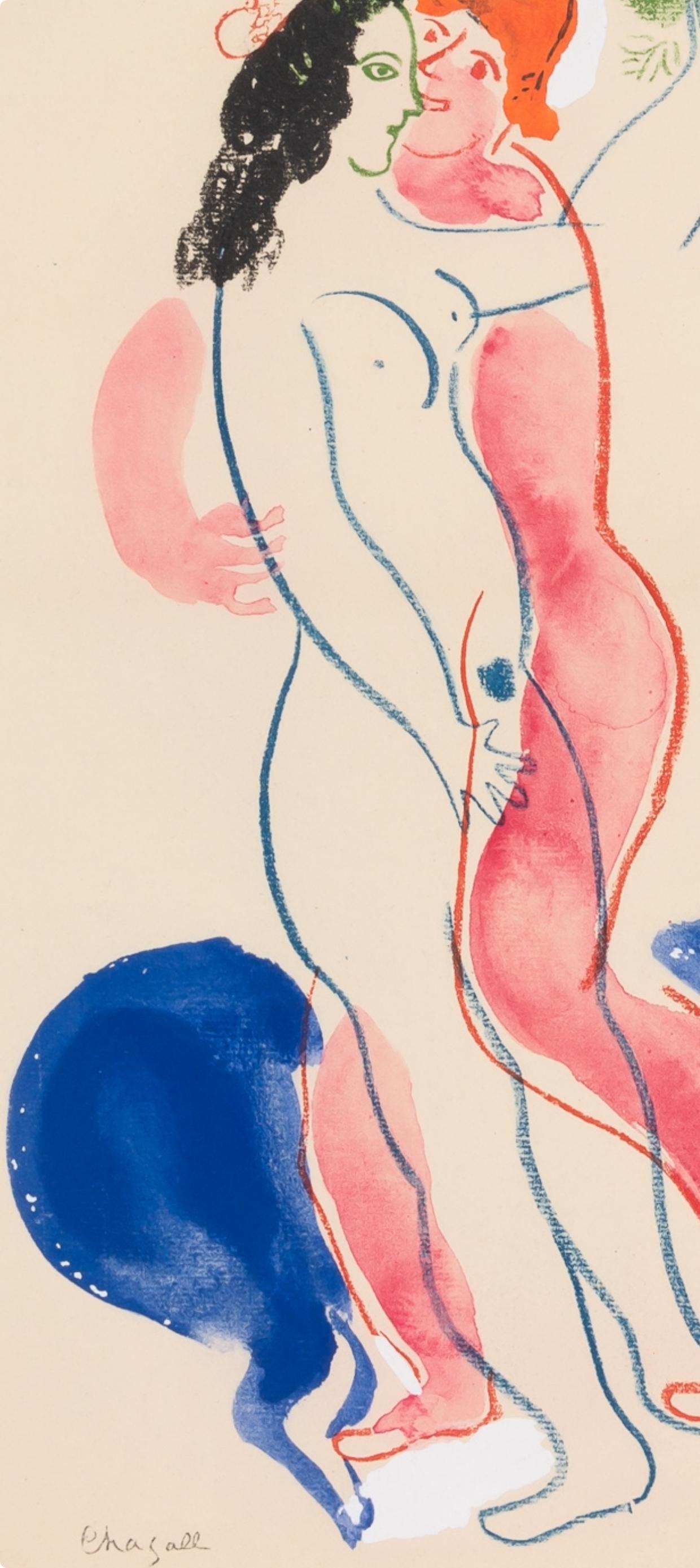Chagall, Composition, Couleur amour (after) - Modern Print by Marc Chagall