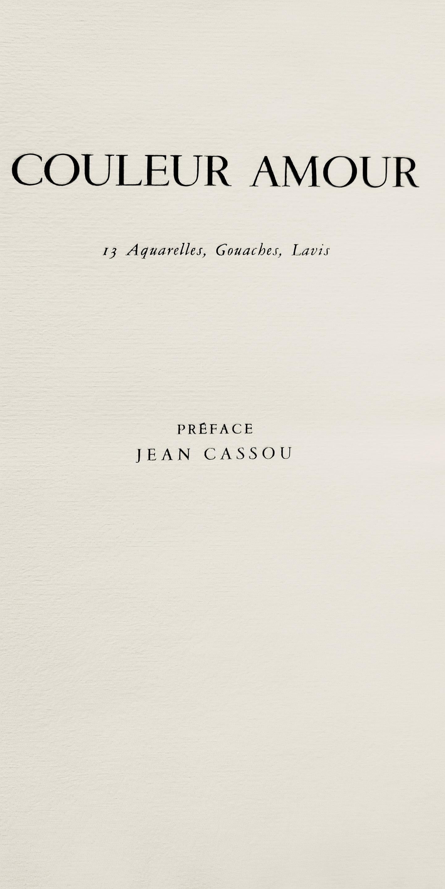 Chagall, Composizione, Couleur amour (dopo) in vendita 2