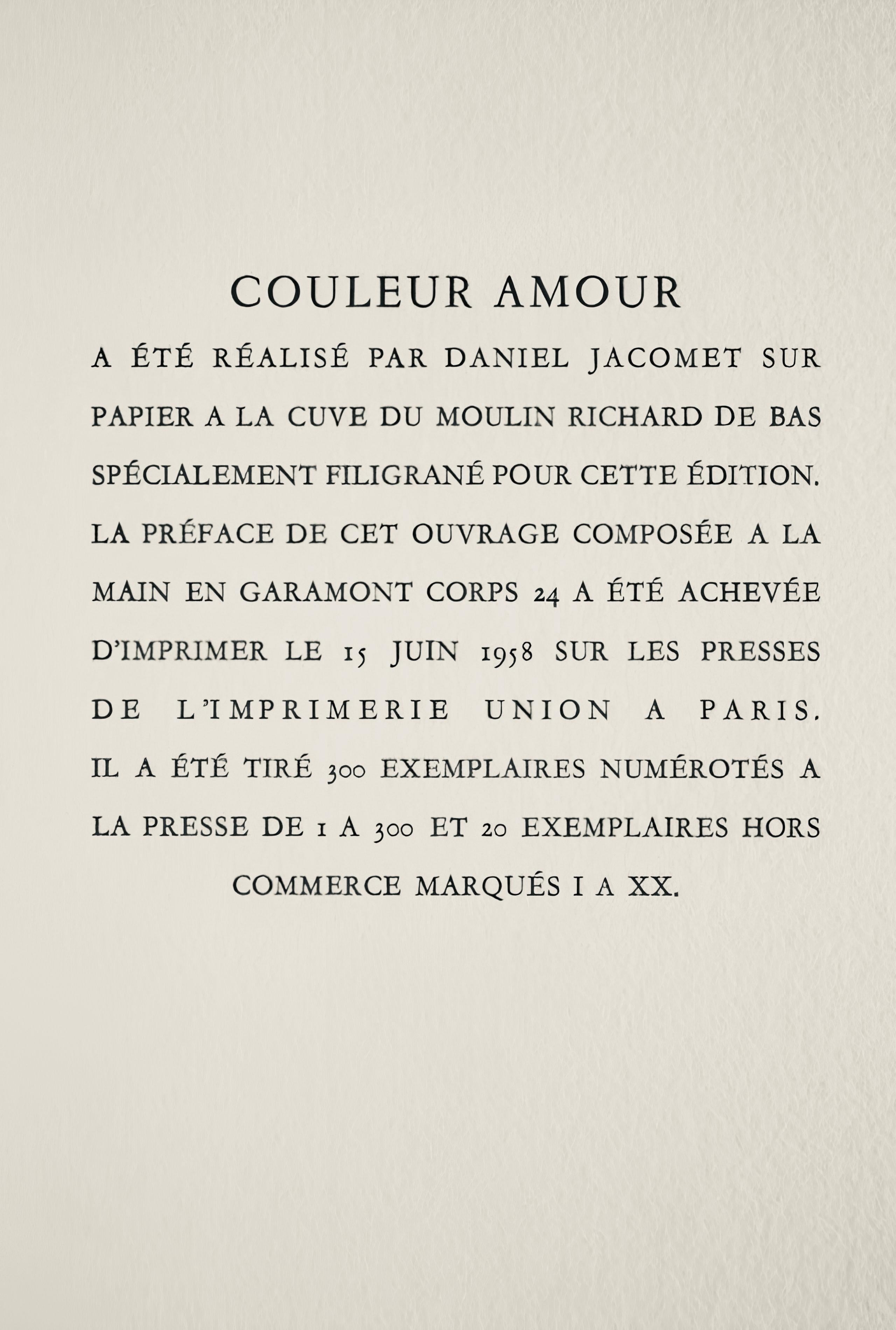 Chagall, Composizione, Couleur amour (dopo) in vendita 3