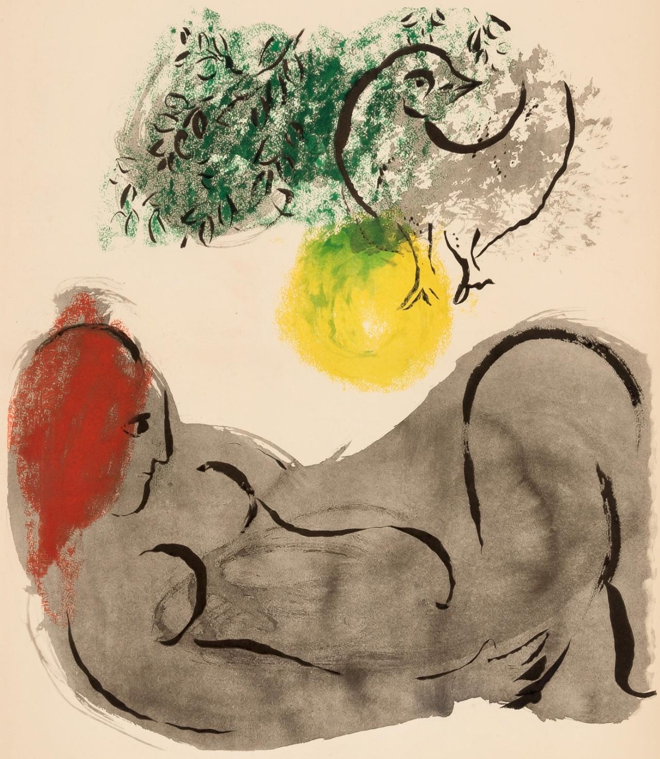 Chagall, Composición, Couleur amour (después de)