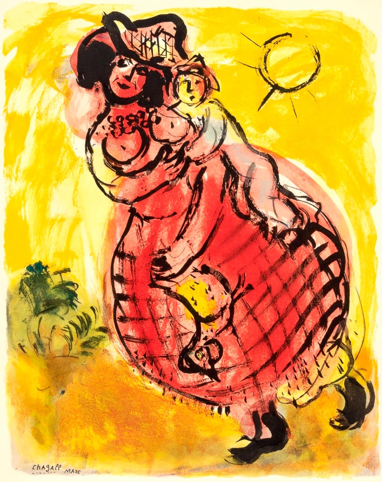 Chagall, Composición, Couleur amour (después de)