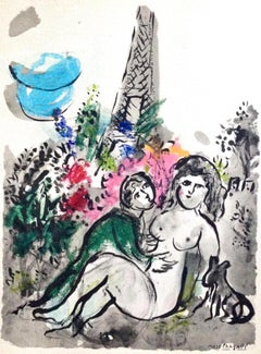 Chagall, Composizione, Couleur amour (dopo)
