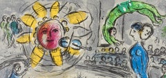 Marc Chagall, Circus in the Sun, from Derriere le miroir, 1979