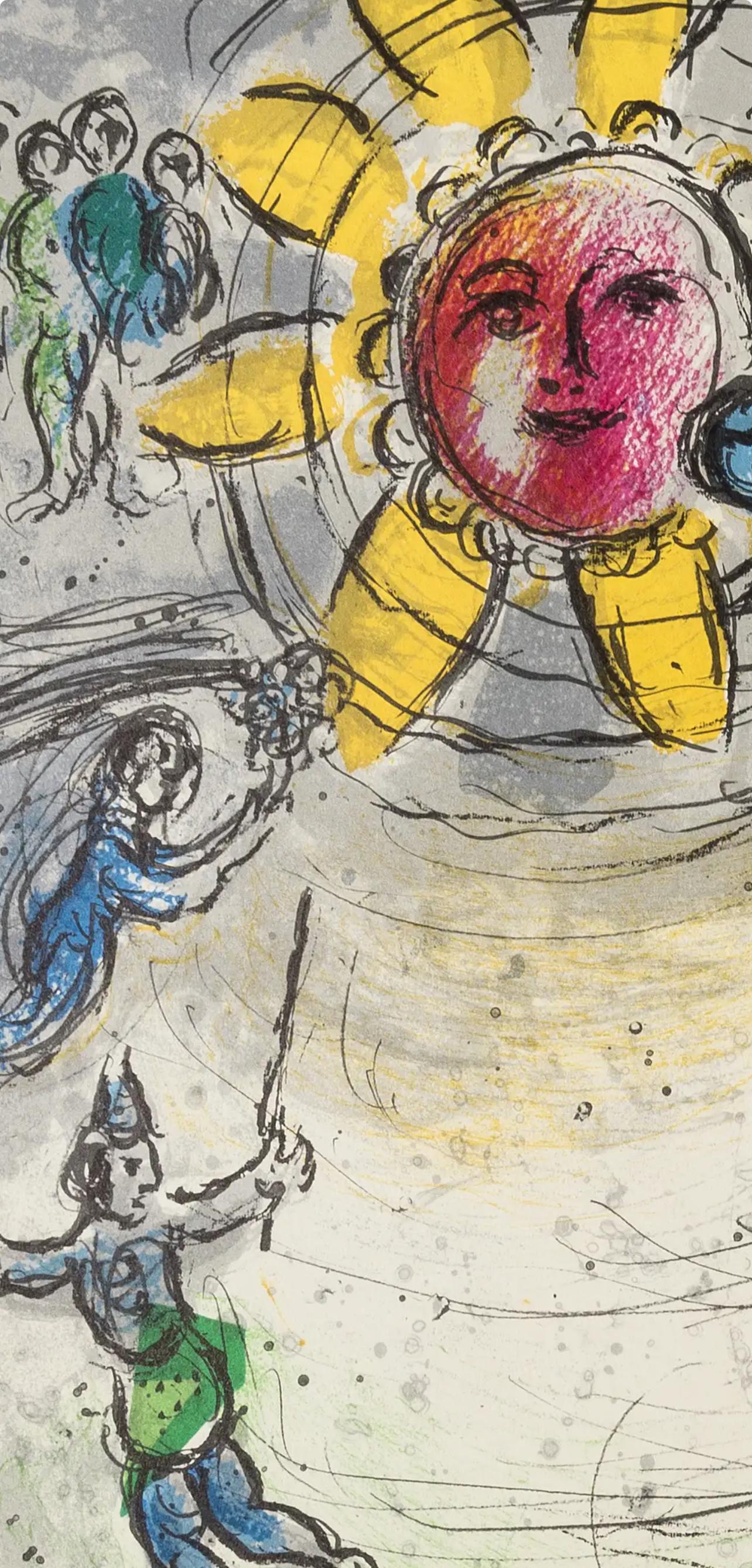 Chagall, Composition (Cramer 110 ; Mourlot 945), Derrière le Miroir (d'après) en vente 1
