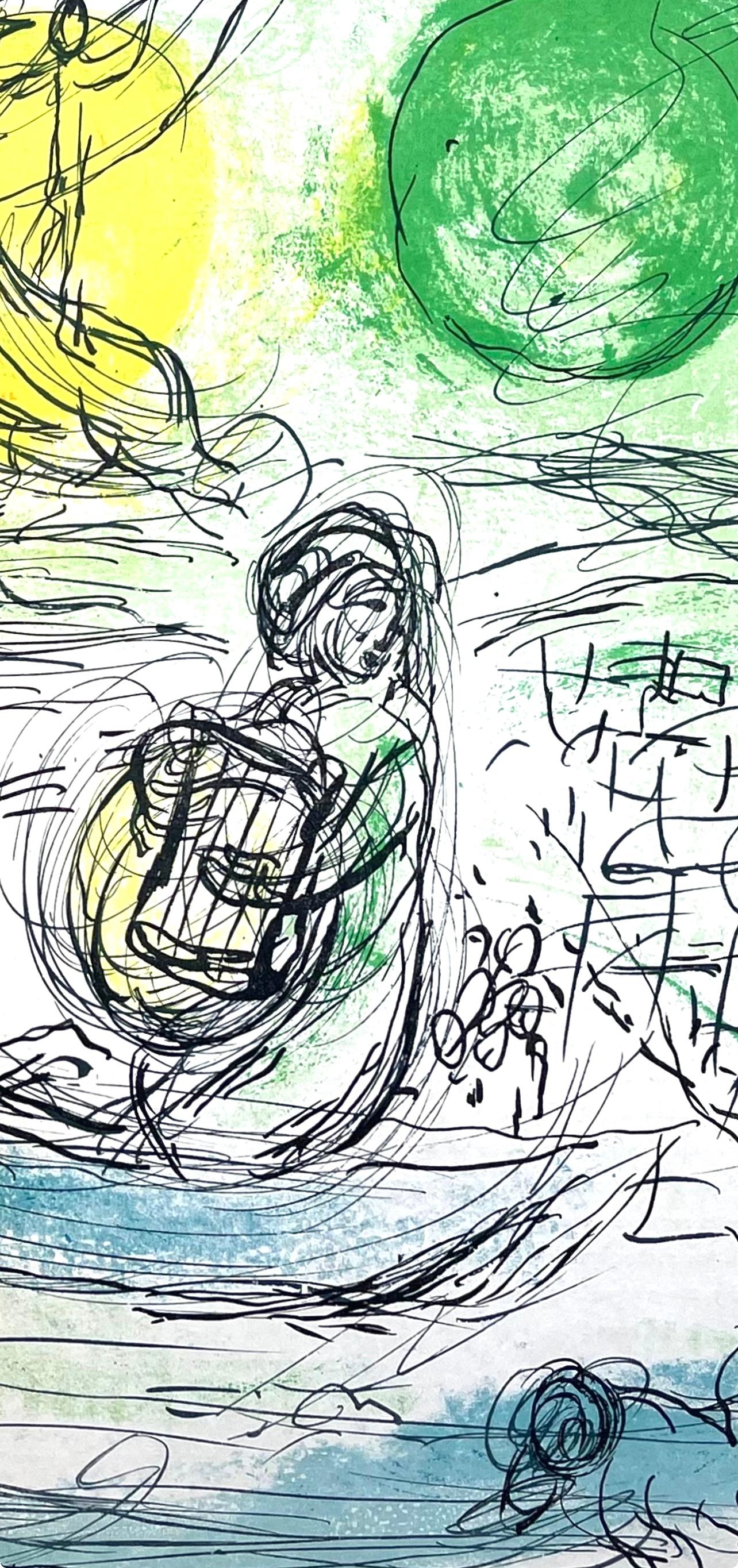 Chagall, Composition (Cramer 33 ; Mourlot 176), Derrière le Miroir (d'après) en vente 1