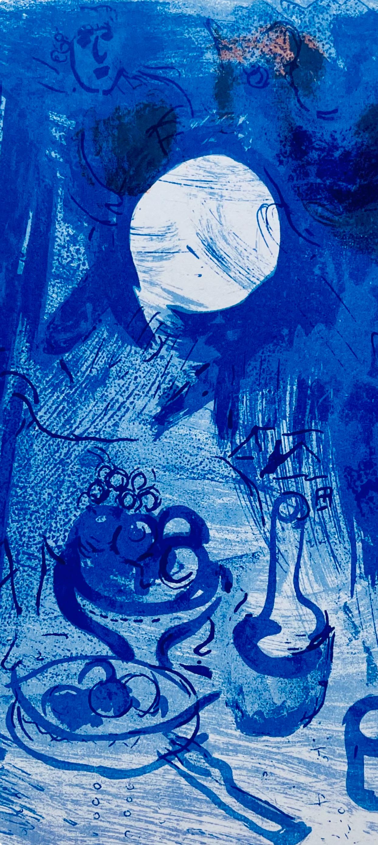 Chagall, Composition (Cramer 33; Mourlot 206), Derrière le Miroir (after) - Print by Marc Chagall