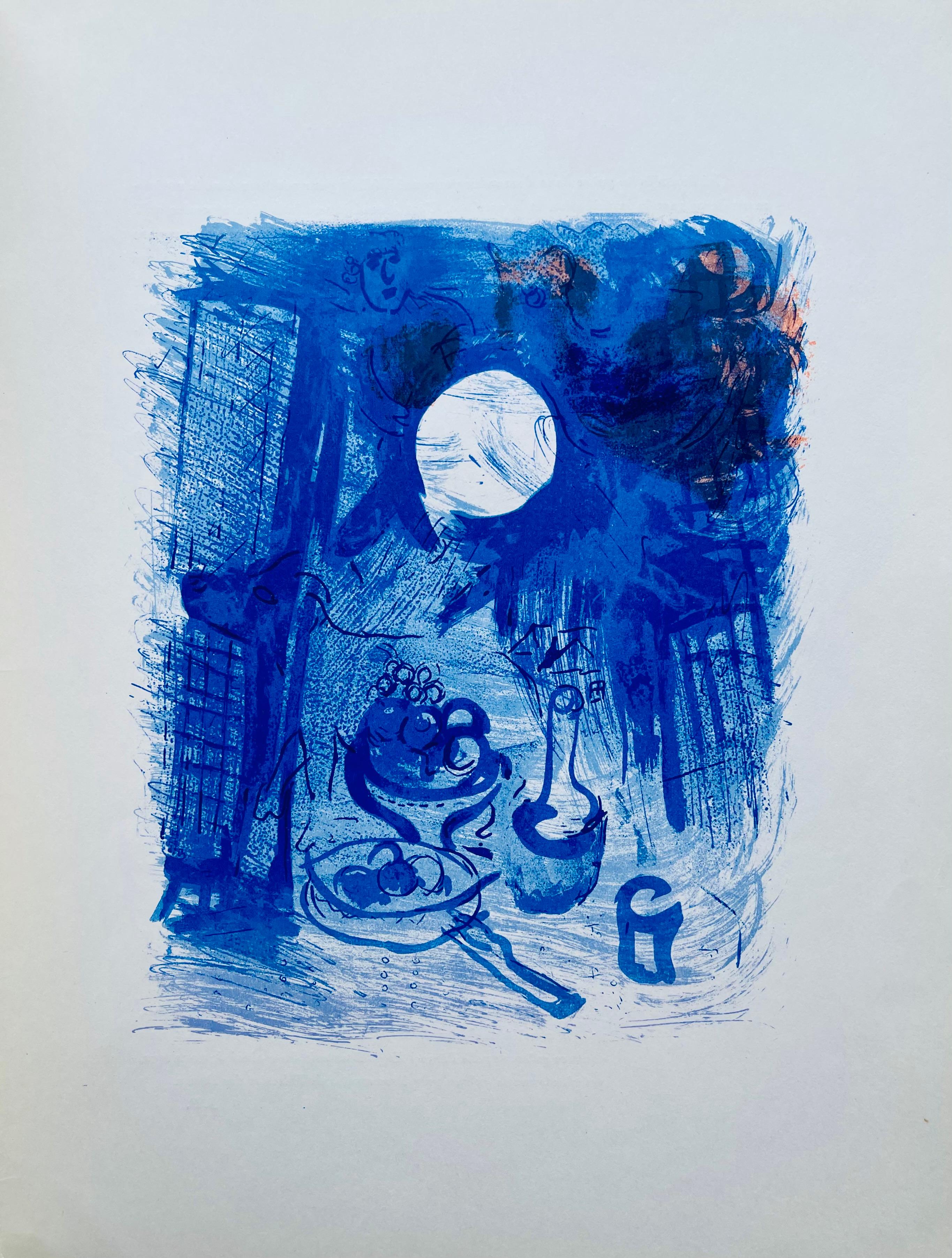 Lithograph on vélin paper. Inscription: Unsigned and unnumbered. Good condition. Notes: From Derrière le miroir, N° 99-100. Published by Aimé Maeght, Éditeur, Paris; printed by Éditions Pierre à Feu, Galerie Maeght, 1957. Excerpted from a