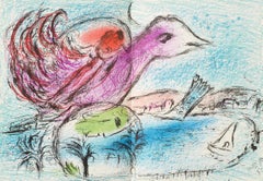 Chagall, Composition (Cramer 50; Mourlot 356), Derrière le Miroir (after)