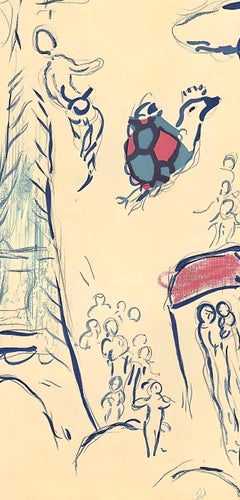 Marc Chagall, The Angel of Mozart, The Ceiling of the Paris Opera, 1965 (after)