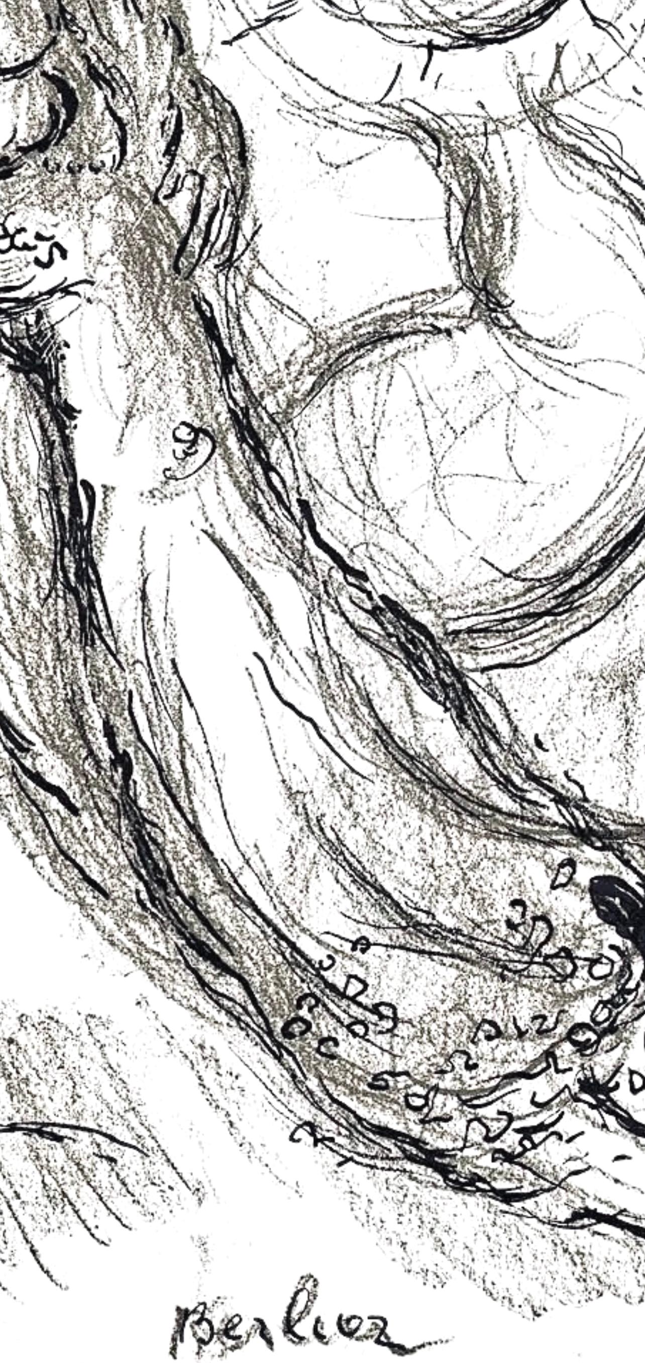 Chagall, Komposition (Cramer 61; Mourlot 434), Le plafond de l'Opéra (nach) im Angebot 2