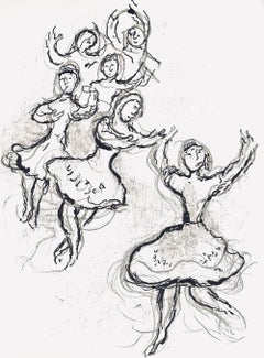 Chagall, Composition (Cramer 61; Mourlot 434), Le plafond de l'Opéra (after)