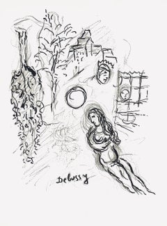Chagall, Composition (Cramer 61; Mourlot 434), Le plafond de l'Opéra (after)