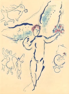 Chagall, Composition (Cramer 61; Mourlot 434), Le plafond de l'Opéra (after)