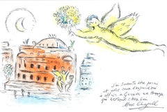 Chagall, Komposition (Cramer 61; Mourlot 434), Le plafond de l'Opéra (nach)