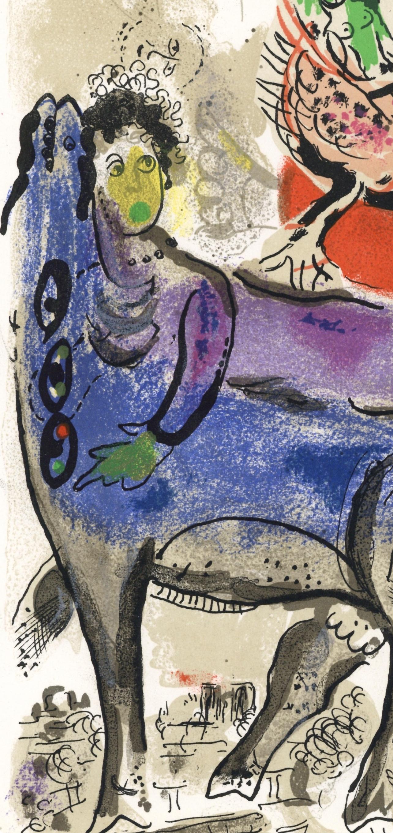 Chagall, Composition (Cramer 71; Mourlot 488), XXe Siècle (after) - Print by Marc Chagall