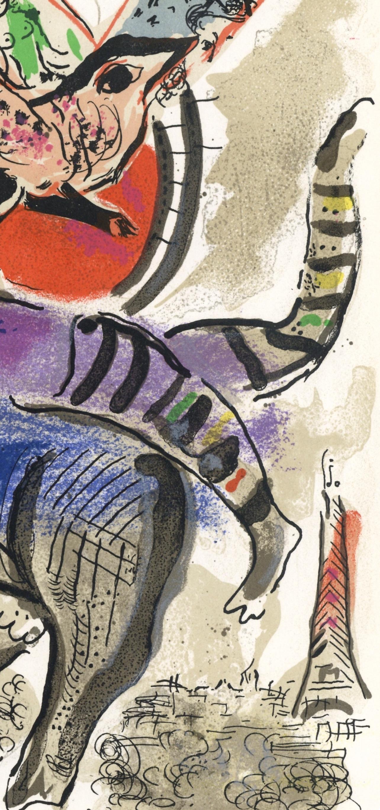 Chagall, Composition (Cramer 71; Mourlot 488), XXe Siècle (after) - Modern Print by Marc Chagall