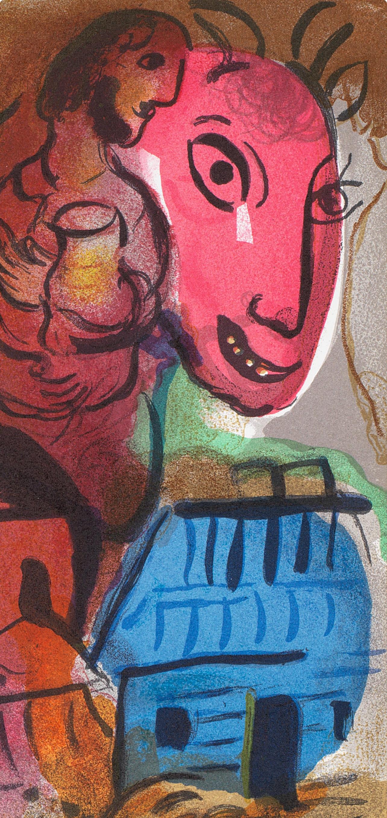Chagall, Composition (Cramer 80; Mourlot 572), XXe Siècle (after) - Modern Print by Marc Chagall