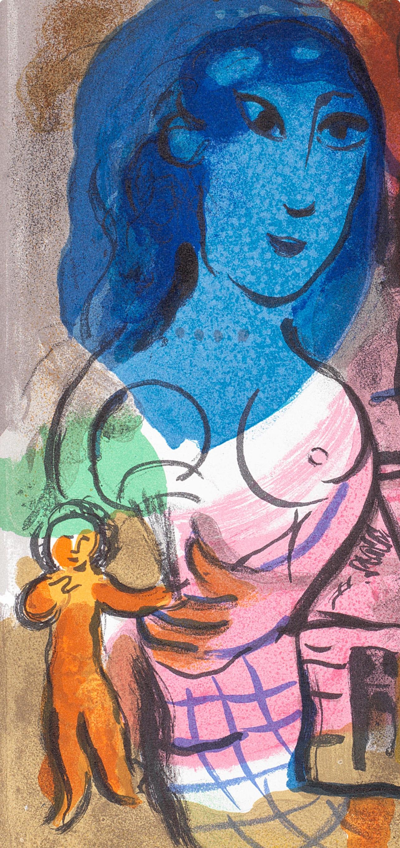 Chagall, Composition (Cramer 80; Mourlot 572), XXe Siècle (after) For Sale 1