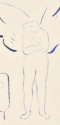 Chagall, Composition, Le Dur Désir de Durer (after)