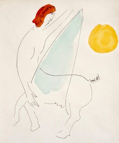 Vintage Chagall, Composition, Le Dur Désir de Durer (after)