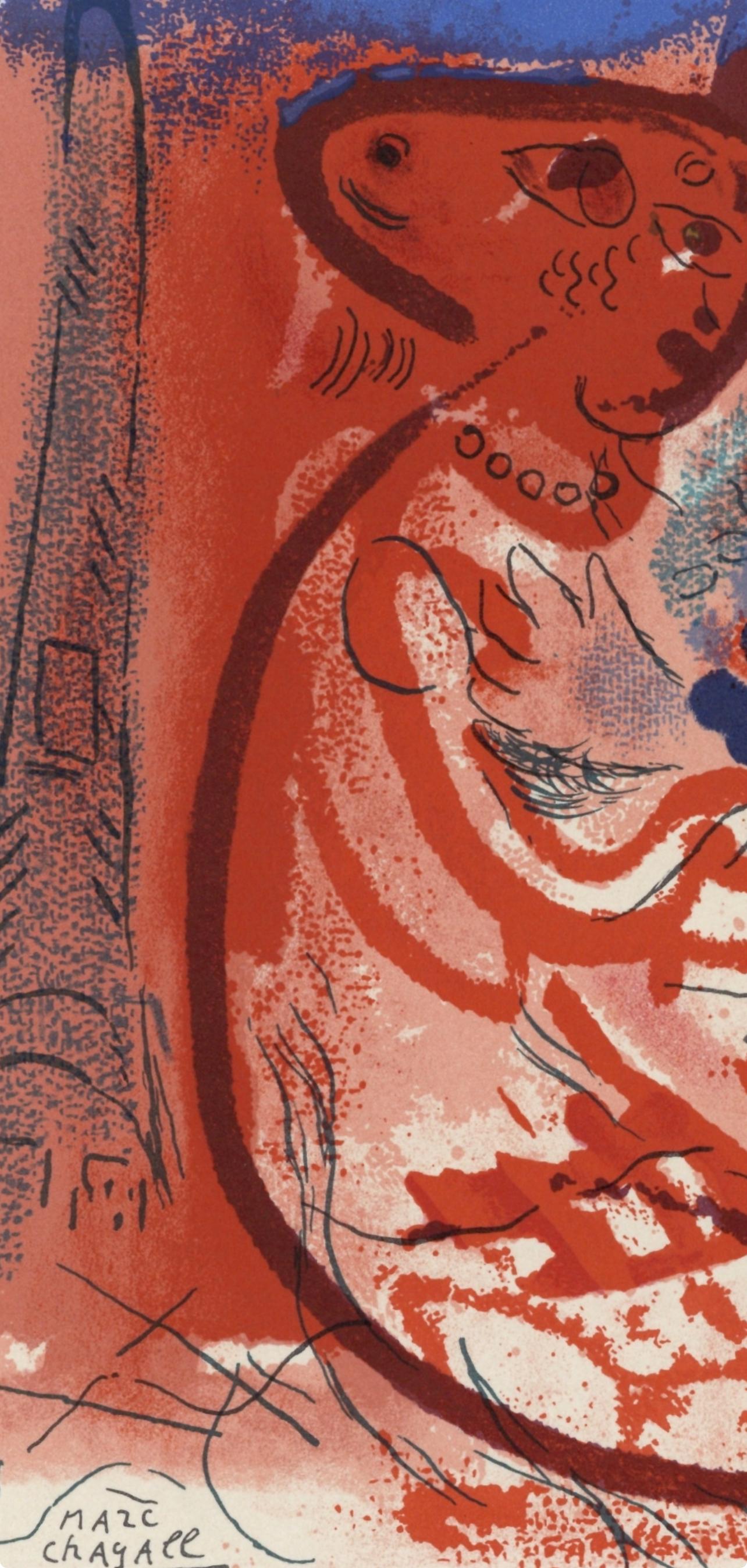 Chagall, Composition, Lettre à mon peintre Raoul Dufy (after) - Print by Marc Chagall