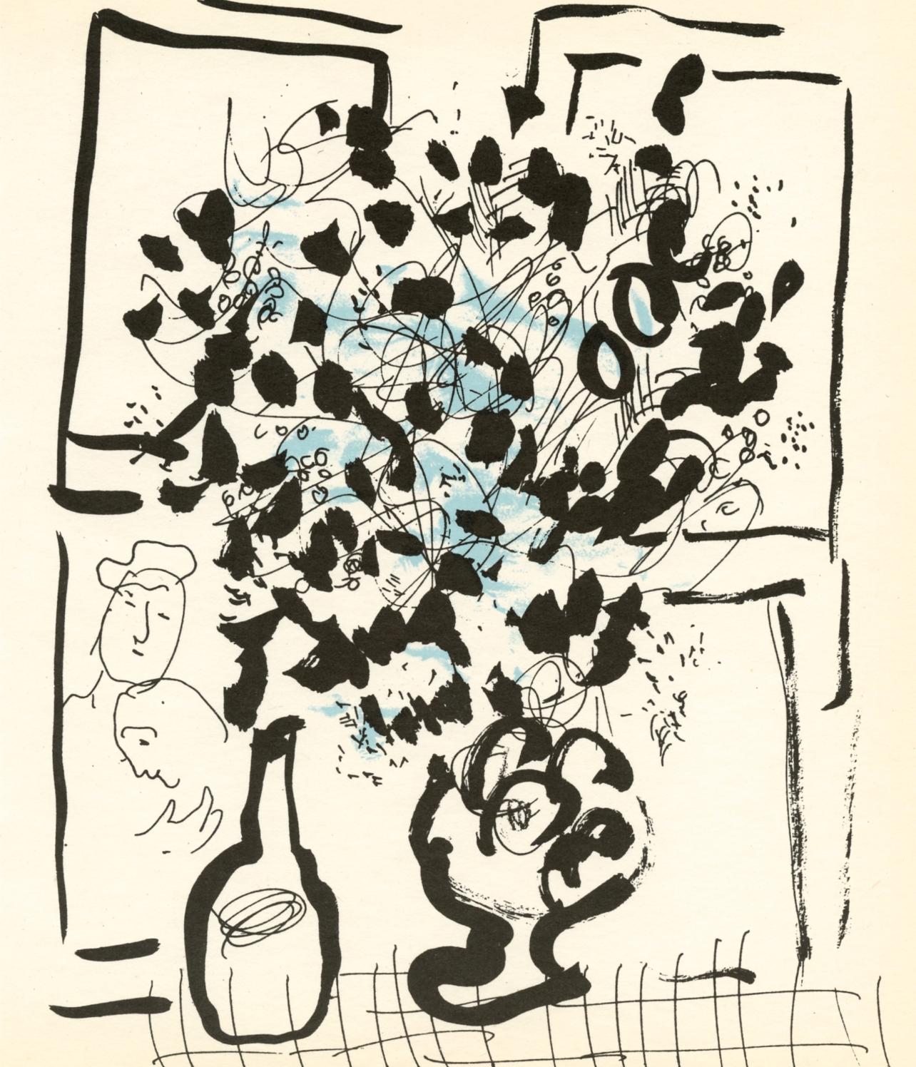 Chagall, Composition (Mourlot 192-207; Cramer 34) (after)