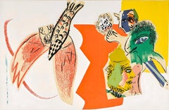 Chagall, Komposition (Mourlot 470a), XXe Siècle (nach)