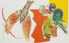 Chagall, Composition (Mourlot 470a), XXe Siècle (après)