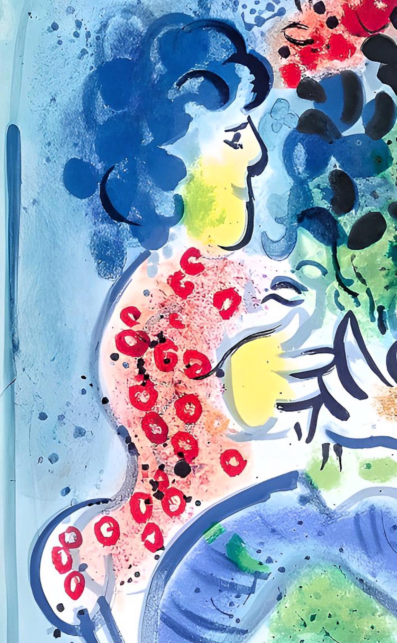 Chagall (Mourlot 557 ; Cramer 77) (après) - Expressionniste Print par Marc Chagall
