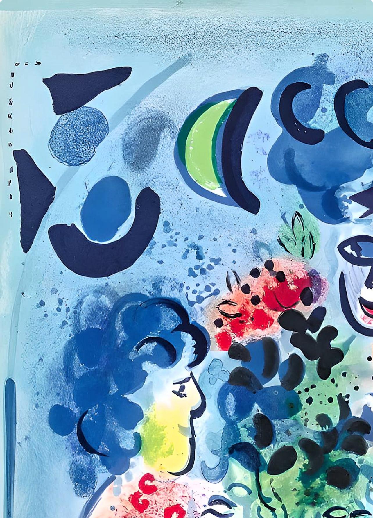 Chagall, Komposition (Mourlot 557; Cramer 77) (Nachdem) im Angebot 1