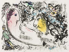 Chagall, Composición (Mourlot 605), Derrière le miroir (después)
