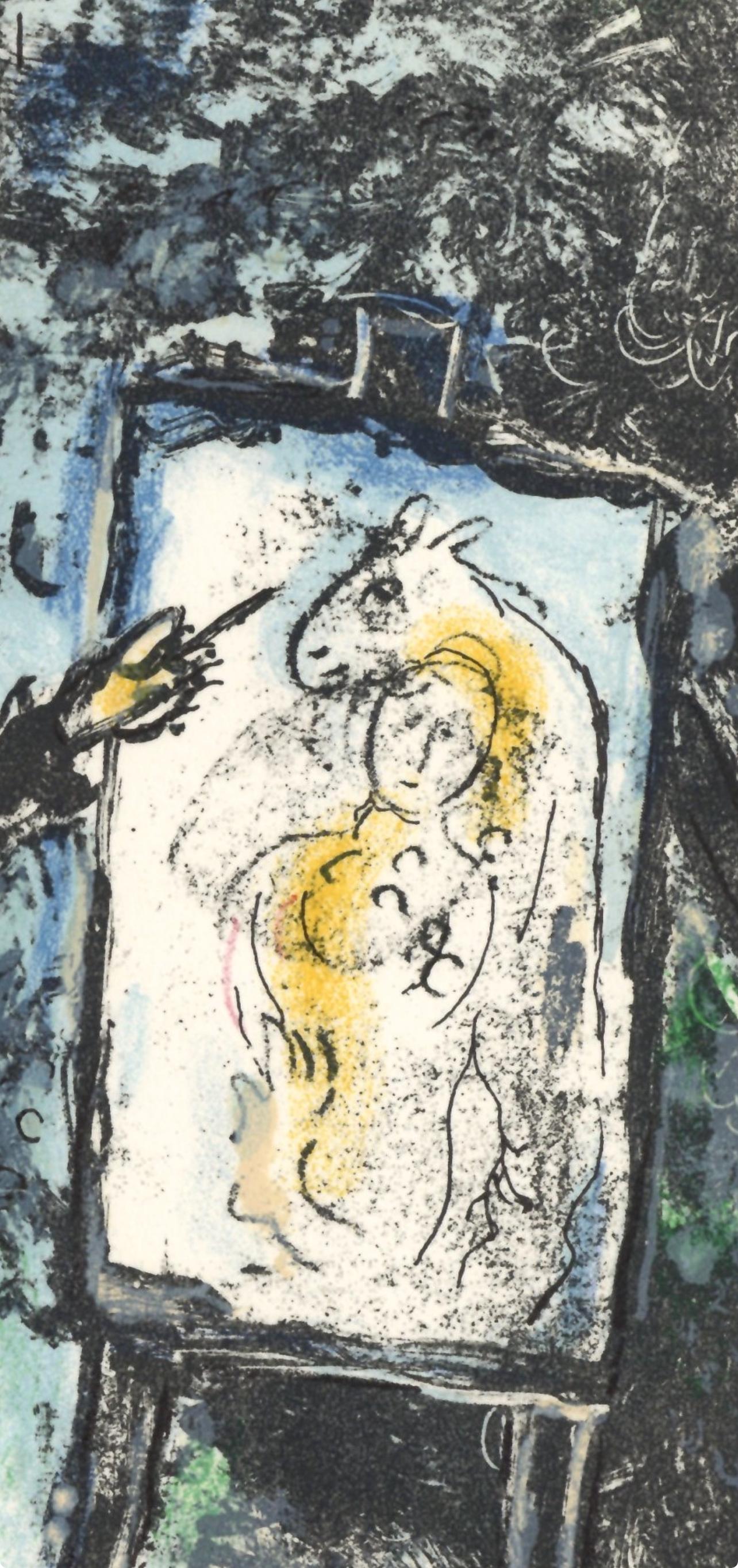 Lithograph on vélin paper. Inscription: unsigned and unnumbered, as issued. Good Condition. Notes: From the volume, The Ceramics and Sculptures of Chagall, 1972. Published by Éditions André Sauret, Monaco; printed by Mourlot Frères, Paris, March